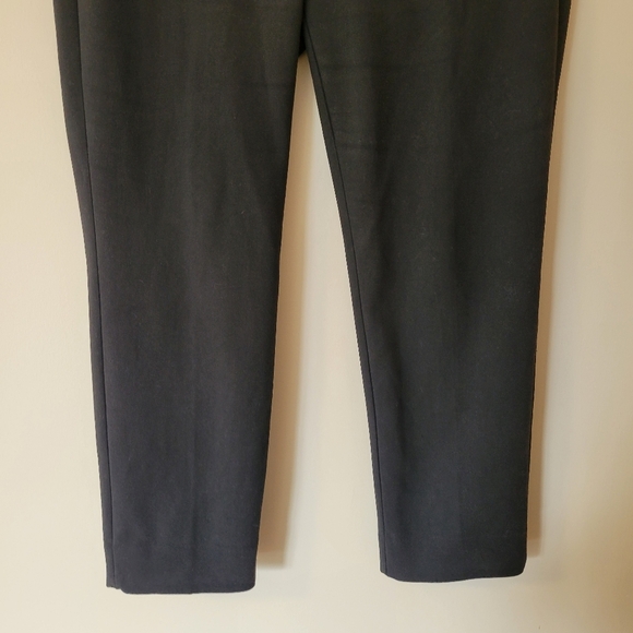 J Crew 365 Cameron High Rise Ankle Dress Pant Stretch Black Size 12 - Picture 7 of 10